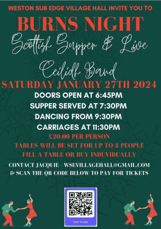 Burns Night poster