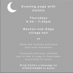 New Evening Yoga Poster