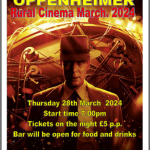 Oppenheimer poster at the Rural Cinema