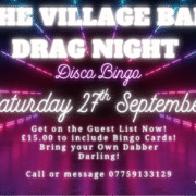 Drag Night 27 September