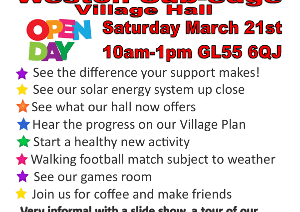 Village Hall Open Day