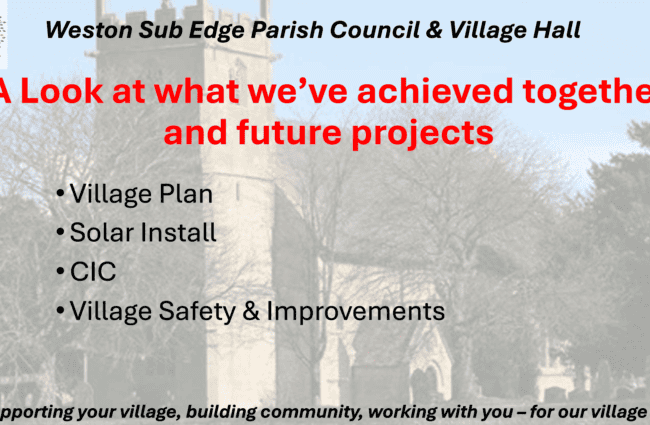 Look at what we've achieved together