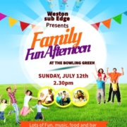Family Fun Day Sun 12th July