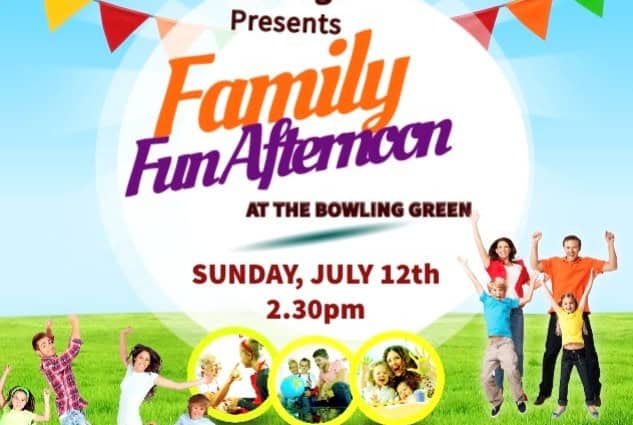 Family Fun Day Sun 12th July